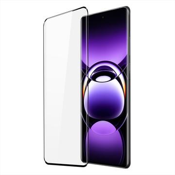 Oppo Find X7 Dux Ducis Medium Alumina Panzerglas - Schwarz Rand