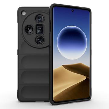 Oppo Find X7 Ultra Rugged Serie TPU Hülle - Schwarz