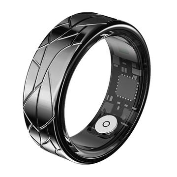 PX02 Crack Design Multifunktions-Smart-Ring mit Fotokontrolle - Größe: 18.2mm