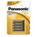 Panasonic Alkaline Power LR03/AAA Batterien - 4 Stk.