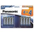 Panasonic Evolta LR6/AA Alkaline-Batterien - 8 St.