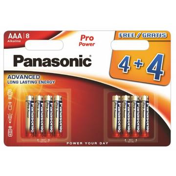 Panasonic Pro Power LR03/AAA Alkaline-Batterien - 8 Stk.