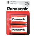 Panasonic R20/D Zink-Kohle-Batterien - 2 Stk.
