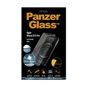 iPhone 12/12 Pro PanzerGlass E2E Case Friendly Panzerglas - Schwarz Rand