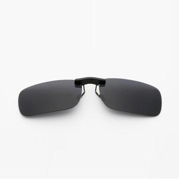 Polarisierte Clip-On-Sonnenbrille - Schwarz