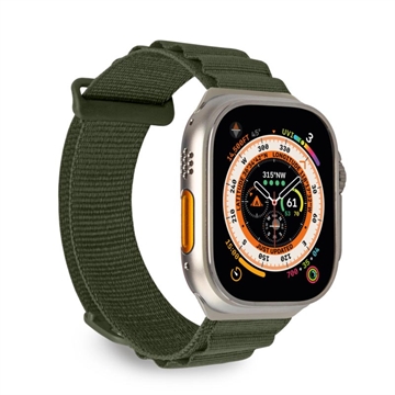 Apple Watch Ultra 2/Ultra/10/9/8/SE (2022)/7/SE/6/5/4/3/2/1 Puro Extreme Armband - 49mm/46mm/45mm/44mm/42mm - Armeegrün