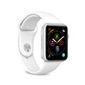 Apple Watch Series Ultra 2/Ultra/9/8/SE (2022)/7/SE/6/5/4/3/2/1 Puro Icon Silicone Band - 49mm/45mm/44mm/42mm (Open Box - Excellent) - White