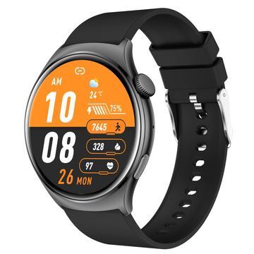 QX10 1,43" AMOLED-Display Bluetooth Calling Gesundheitsüberwachung Smart Watch - Schwarz