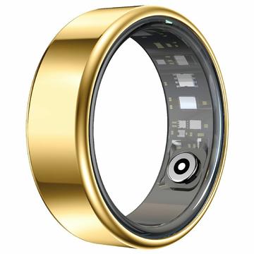 R99 Fitness & Wellness Smartring mit Ladebox - Größe: 11/20.7mm - Gold