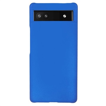 Google Pixel 6a Gummierter Kunststoff Cover - Blau