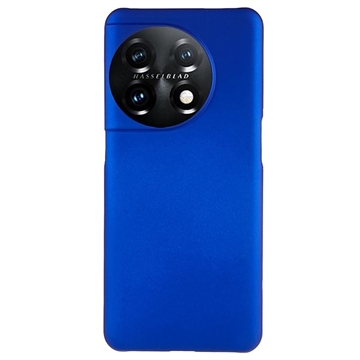 OnePlus 11 Gummierte Kunststoff Hülle - Blau