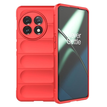 Rugged Serie OnePlus 11 TPU Hülle - Rot