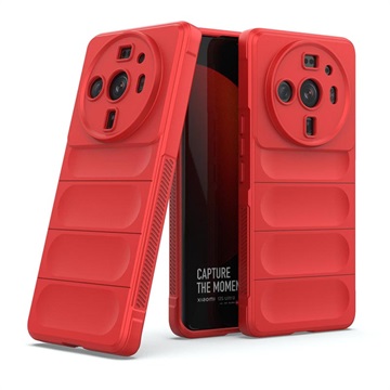 Rugged Serie Xiaomi 12S Ultra TPU Hülle - Rot