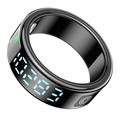 SR08 Smart Ring mit Digitalanzeige - Größe: 20.7mm - Schwarz