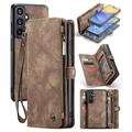 Samsung Galaxy A15 Caseme 008 2-in-1 Multifunktions Wallet Hülle - Braun