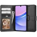 Samsung Galaxy A15 Tech-Protect Wallet Hülle W. Magnet & Stand - Schwarz