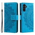 Samsung Galaxy A16 Mandala Serie Wallet Hülle - Blau