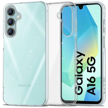 Samsung Galaxy A16 Tech-Protect FlexAir Glitter TPU Hülle - Durchsichtig