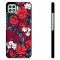 Samsung Galaxy A22 5G Schutzhülle - Vintage Blumen