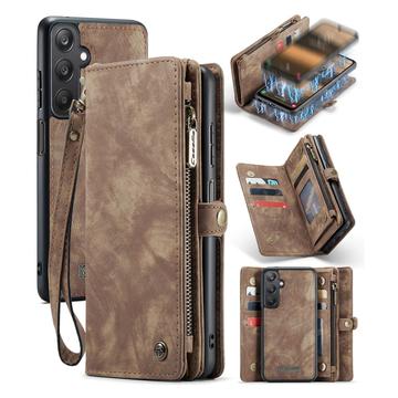 Samsung Galaxy A25 Caseme 008 2-in-1 Multifunktions Wallet Hülle - Braun