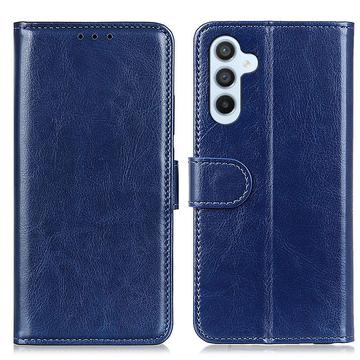 Samsung Galaxy A25 Wallet Schutzhülle mit Magnetverschluss - Blau