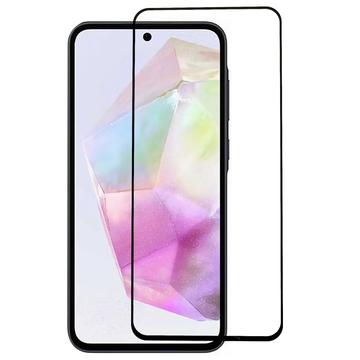 Samsung Galaxy A35 Full Cover Panzerglas - Schwarz Rand