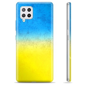 Samsung Galaxy A42 5G TPU Hülle Ukrainische Flagge - Zweifarbig