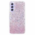 Samsung Galaxy A54 5G Glitter Flakes TPU Hülle - Rosa