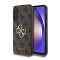 Samsung Galaxy A55 Guess 4G Big Metal Logo Hybrid Hülle - Braun