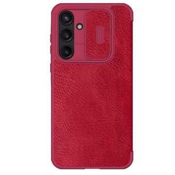 Samsung Galaxy A55 Nillkin Qin Pro Flip Hülle - Rot