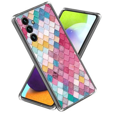 Samsung Galaxy A55 Stylish Ultra-Slim TPU Hülle - Regenbogenraute