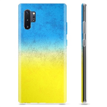 Samsung Galaxy Note10+ TPU Hülle Ukrainische Flagge - Zweifarbig