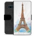 Samsung Galaxy S10 Premium Schutzhülle mit Geldbörse - Paris