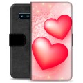 Samsung Galaxy S10 Premium Schutzhülle mit Geldbörse - Liebe