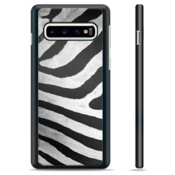 Samsung Galaxy S10 Schutzhülle - Zebra