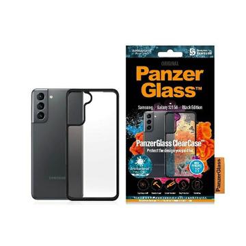 Samsung Galaxy S21 5G PanzerGlass ClearCase Antibakterielle Hülle - Schwarz / Durchsichtig