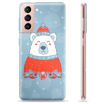 Samsung Galaxy S21 5G TPU Hülle - Weihnachtsbär