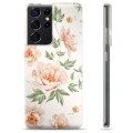 Samsung Galaxy S21 Ultra 5G TPU Hülle - Blumen