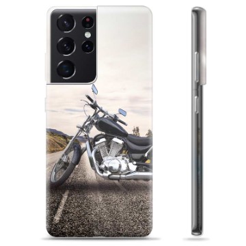 Samsung Galaxy S21 Ultra 5G TPU Hülle - Motorrad