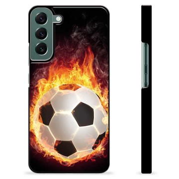 Samsung Galaxy S22+ 5G Schutzhülle - Fußball Flamme