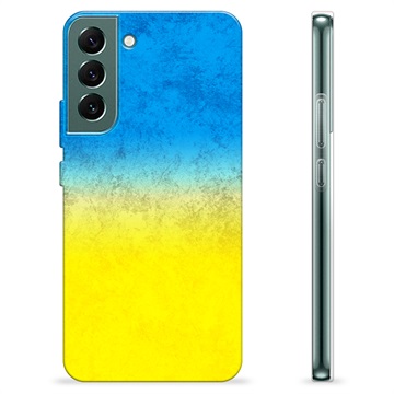 Samsung Galaxy S22+ 5G TPU Hülle Ukrainische Flagge - Zweifarbig