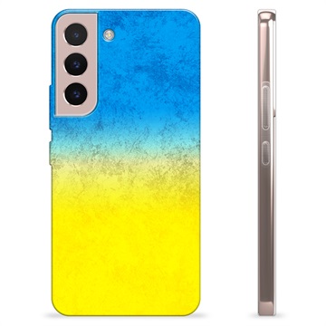 Samsung Galaxy S22 5G TPU Hülle Ukrainische Flagge - Zweifarbig