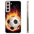 Samsung Galaxy S22 5G TPU Hülle - Fußball Flamme