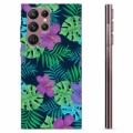 Samsung Galaxy S22 Ultra 5G TPU Hülle - Tropische Blumen