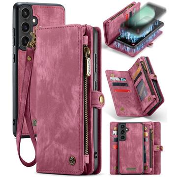 Samsung Galaxy S23 FE Caseme 2-in-1 Multifunktions Wallet Hülle - Rot