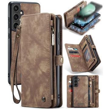 Samsung Galaxy S23 FE Caseme C30 Multifunktions Wallet Hülle - Braun