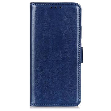 Samsung Galaxy S23 Ultra 5G Wallet Schutzhülle mit Ständer - Blau