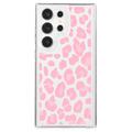 Samsung Galaxy S23 Ultra Fashion TPU Hülle - rosa Leopard