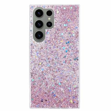 Samsung Galaxy S23 Ultra Glitter Flakes TPU Hülle