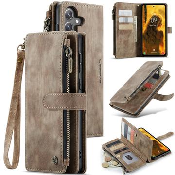 Samsung Galaxy S24 FE Caseme C30 Multifunktions Wallet Hülle - Braun